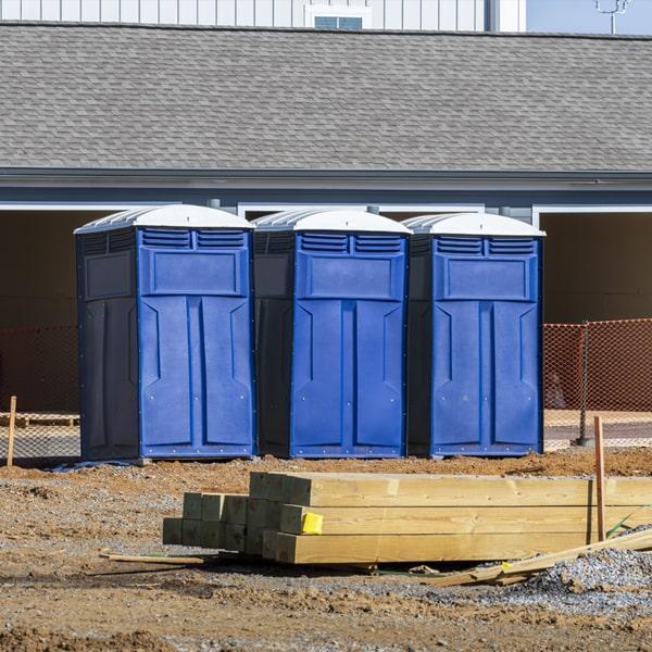 Heavy-duty construction site porta potty in Eagan, Minnesota
